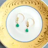 Dangle Earrings Lii Ji Real Green Onyx Natural Stone 925 Sterling Silver Handmade Drop Delicate Jewelry For Women Gift