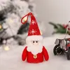 Weihnachtsleuchtende Puppen, Weihnachtsmann, Schneemann, Elch, Weihnachtsbaum-Hängeornament, handgefertigte Anhänger für Zuhause, Geschäft, Büro, Dekoration