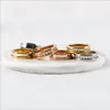 الأزياء الفاخرة البلغارية S925 الفضة والمجوهرات خاتم الذهب مصمم الرجال والنساء هدية خواتم الخطبة للحب مطعمة AAA الزركون تصفيح 18 كيلو روز cjeweler