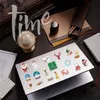 Christmas Stickers 50PCS Vinyl Waterproof Holiday Party Sticker for Computer Luggage Stationery Greeting Cards Gift