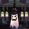 LED Halloween Décoration Clignotant Lumière Gypsophile Fantôme Festival Dress Up Glowing Assistant Fantôme Chapeau Lampe Décor Lanterne Suspendue