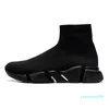 Botas balenciagas Negro Blanco 2.0 Velocidades Zapato Plataforma Azul Zapatillas de deporte Calcetines Hombre Mujer balencigas Diseñador Tripler Light Paris Sliver Brown Ruby Graffiti H1NT