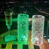 Table Lamps 16 Color RGB Crystal Desk Lamp Night Light USB Touch Romantic LED For Room Dinner Creative Lights Decoration