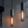 Lâmpadas pendentes de estilo industrial moderno Luzes LED lustres de lustres de lustre