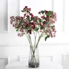 Decorative Flowers Imitation Apple Flower Artificial Silk Living Room Dining Table Decoration Wedding Arrangement
