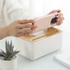Cajas de pañuelos servilletas de madera japonesa papel higiénico portavasas