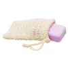 Naturale esfoliante Mesh Sapone Saver Scrubbers Sisal Saponi Saponette Sacchetti Portaborse Confortevole per bagno doccia Schiuma e asciugatura