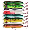 100mm 16.5g Pencil Fish Hook Hard Baits & Lures 6# Red Nickel Treble Hooks 8 Colors Mixed Plastic Fishing Gear 8 Pieces / Lot WHB-94