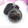 Pendant Necklaces High Grade Natural Multicolor Stone Crystal Gravel Irregular Round Fashion Women Exquisite Diy Jewelry Accessories B3072