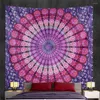 Tapisseries Inde Mandala Motif Décoration de La Maison Fantaisie Scène Tapisserie Mur Hippie Bohème Feuille Décorative Tapis De Yoga Plage