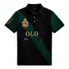 Commercio all'ingrosso 2189 Nuove polo estive Camicie Maniche corte da uomo europee e americane Casual Colorblock in cotone T-shirt ricamate di grandi dimensioni S-2XL