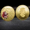 Metal Santa Claus Arts Coin Alliage Souvenirs Souhaignant Coins For Christmas Room Decorations Enfants Cadeaux