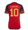 2022 World 7 De Bruyne Soccer Jerseys Hazard Lukaku Football Shirt 22-23 Witsel Mertens Benteke batshuayi