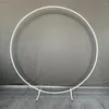 Decoração de festa Metal Circle Wedding Arch Stand Balloon casamento Round Backdrop Frame Decor de aniversário Props Chá de bebê