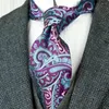 Bow Ties Paisley Floral Fuchsia Red Blue Azuur