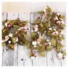 Fleurs décoratives 2 pièces artificielles pour la décoration de la maison fausse fleur séchée automne fournitures de mariage vigne tenture murale ZJH005