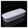 Storage Bottles Noodle Fresh Keeping Box Plastic Rectangular Sealed Refrigerator