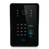 Videodörrtelefoner Artikel 9 InchTouch Nyckel Telefonrekord utomhuskamera W/T ID CardPassword Unlock Home Security Intercom Doorbell