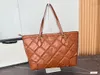 Designer shoulder bag Women's embossing process Tote bag shopping bag is portable