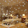 Чистые шторы модные хрустальные стеклянные шарики занавес в помещении для дома роскошные свадебные фона