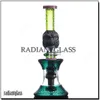 Lookahs Esigo Mushroom Glass Hookahs Skull Pipes Couleurs Pipe à eau givrée avec 14mm bol mâle dab rig bong