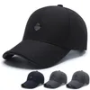Bollkåpor Stylish Gray Cotton Summer Baseball For Men Kvinnor Simple Hip Hop Cap Outdoor Sports Golf Hats Bone Trucker Hat