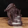 Fragrance Lamps Ceramic Waterfall Backflow Incense Burner Holder Creative Decor In Home Office Teahouse Meditation Censer