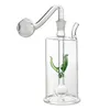 Bubblers Oil Burner Стеклянные бонги водяные трубы Percolator Bubbler Smart Recycle Filter Mini Portable Surming Device