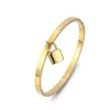 bangle designer gold sliver rose gold bracelets charm stainless steel jewelery women fashion jewelry accessories wedding womens elegant