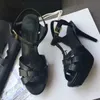 Kadınlar Luxurys Tasarımcı Yüksek Topuklu Ayakkabı 10cm Parlak Metal Deri Lüks Elbise Deri Düğün Ayakkabıları Kutu No23
