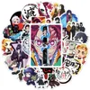 50st Demon Slayer Anime Cartoon Laptop Stickers Water Bottle Laptop Travel Case Car Skateboard