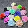 Decorative Flowers 50PCS 7cm PE Simulation Roses Multicolor Artificial Bubble For Home Wedding Party Gift Decoration