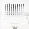 Nail Art Kits 10 Pc Universal Drill Bits Diamond Milling Cutter Dead Skin Remover Gel Polisher Grinding Pedicure Manicure