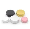 Boxes 15ml 30ml aluminium case lipstick container Empty tin screw cap White gold black silver pink