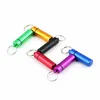 Sleutelhanger houder aluminium waterdichte pil doos flescontainer sleutelhanger jar opslagvoorraad rookaccessoires2489647