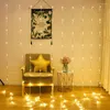 Strings 3X3M 6X3M LED Meteor Shower Rain Light Water Flow Waterfall Window Curtain String Wedding Christmas Fairy Garland