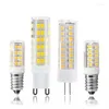 Bulb E14 G4 3W 5W 7W 9W 12W LAMP AC 220V-240V Corn SMD2835 360 BEAM HUNGLE Vervang halogeen kroonluchter lichten