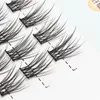 DIY Individual Extension Natural Self-Grafting Single Cluster Eyelashes Wispy Soft False Lashes Makeup