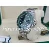 Super Factory Orologio da uomo Quadrante verde V5 40mm Asia 2813 Movimento automatico Acciaio inossidabile Lunetta in ceramica Ref.116610 Vetro zaffiro Orologio da polso luminoso