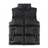 Volledige zip down zwarte puffer gilet vest jas jas bodywarmer winter outparden vrouwen mannen maat s-xxl