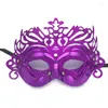 Maski imprezowe 1PC Crown Mask Mass Masquerade urodziny Halloween Karnawał Karnawał Walentynki Połowa twarzy piłka fantazyjna dekoracja