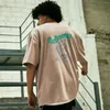 Camisetas masculinas da marca de moda de moda Eafinetal Bordado bordado de manga curta de verão casual top top rosa rosa rosa algodão camiseta de algodão