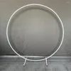 Party Decoration Circle Wedding Balloon Arch Backdrop Wrought Iron Shelf Round Background Flowers Birthday Props Baby Shower