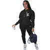 Designer dames trainingspakken mode logo print casual tweedelige sets witte opstaande kraag jas met lange mouwen en hoge taille broek joggingpak maat S-2XL