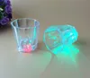 Verres à shot LED activés par liquide Verre à vin multicolore Fun Light Up Shots Gobelet de 2 oz créatif