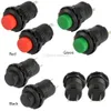 2st Lock Self-Locking Off-On Push Button Car Boat Switch 12mm 428#