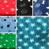 Lovely Blankets Dog Beds Cushion Mat 22 Colors Pet Blanket Small Paw Print Towel Cat Dogs Fleece Soft Warmer