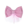 الإمدادات الاحتفالية Ins Red Mesh Bowknot Valentine#39 ؛ S Day Cake Toppers Net Birthday Cakes Topper for Kids Party Decoration