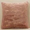 Almofada de pele falsa shams shaggy pelúcia casa decorativa série de luxo super macio peludo fronha para casa sofá decoração 2113220
