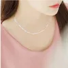 Choker Dreamysky Bohemia Silver Color Line lound Necklaces for Women Ladies Chain Statementウェディングジュエリー